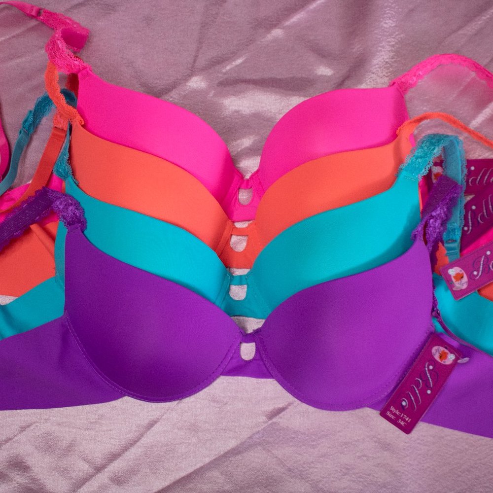 34C NEON BRA BUNDLE